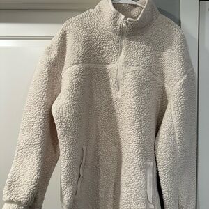 Abercrombie & Fitch Cream Fleece